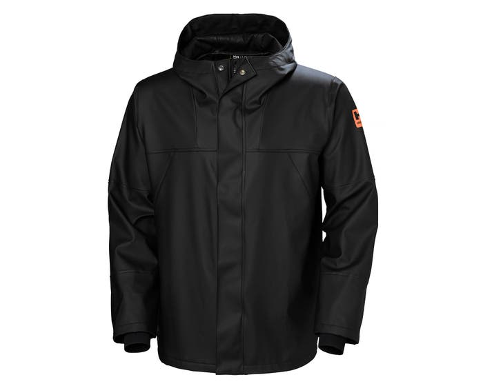 Helly Hansen Workwear Storm Waterproof Rain Jacket Black 2XL