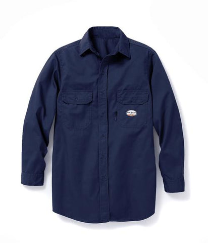 Rasco 7.5 FR Flamesheild 100% Cotton Twill Uniform Shirt - FR1303NV