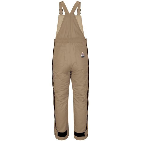 Bulwark Khaki DELUXE INSULATED BIB OVERALL - EXCEL FR (BLC8) - True Safety Gear