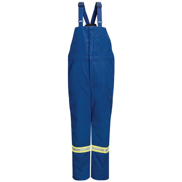 BULWARK Royal Blue DELUXE INSULATED BIB OVERALL WITH REFLECTIVE TRIM - NOMEX (BNNT) - True Safety Gear