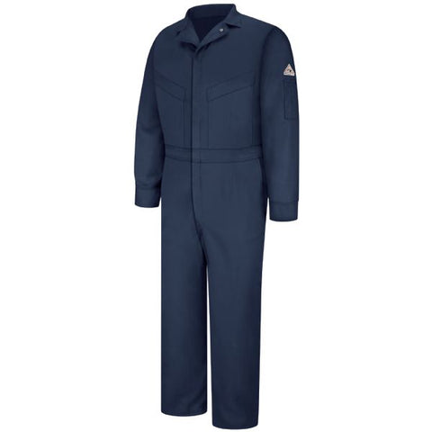 BULWARK Navy  DELUXE COVERALL - EXCEL FR (CLZ4) - True Safety Gear
