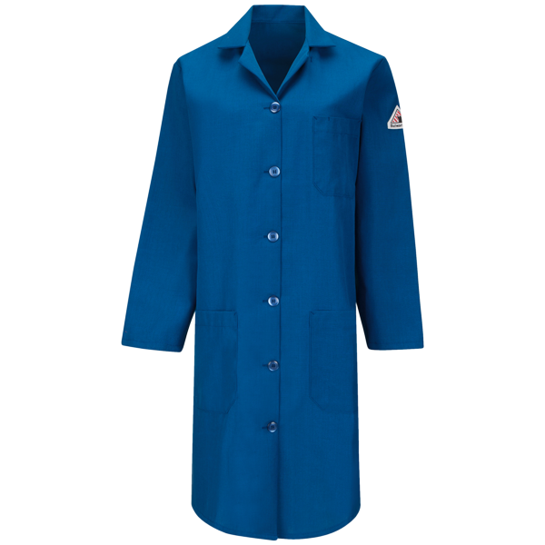 BULWARK WOMEN S LAB COAT NOMEX IIIA 4.5 OZ. KNL3RB