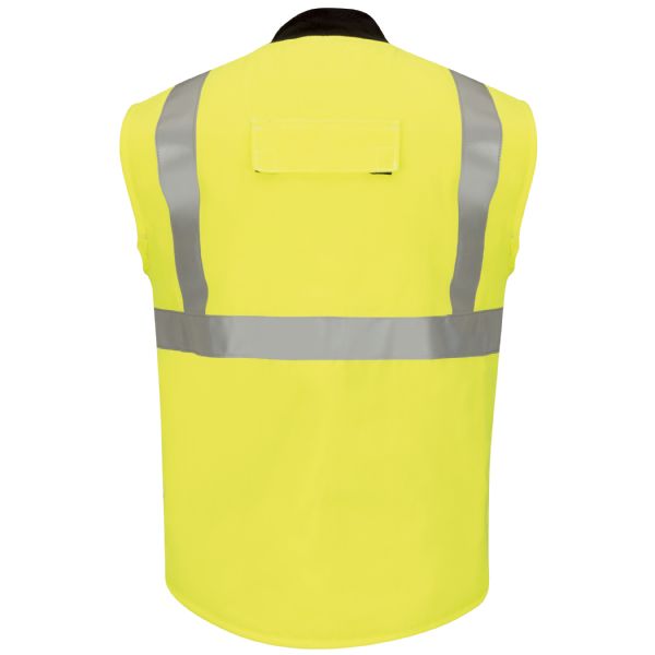 Bulwark HI VIS INSULATED VEST WITH REFLECTIVE TRIM - COOLTOUCH (VMS4) - True Safety Gear
